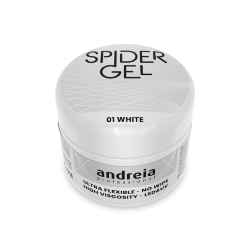 Andreia Spider Gel 01 Branco 4ml - Image 2