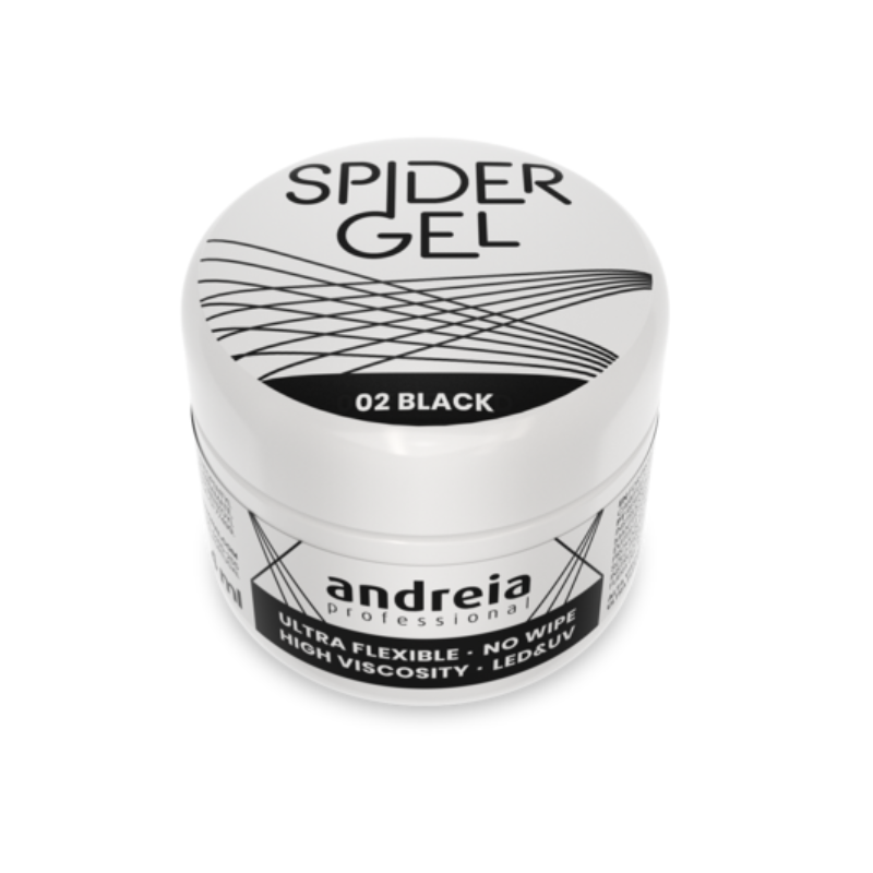 Andreia Spider Gel 02 Preto 4ml - Image 2