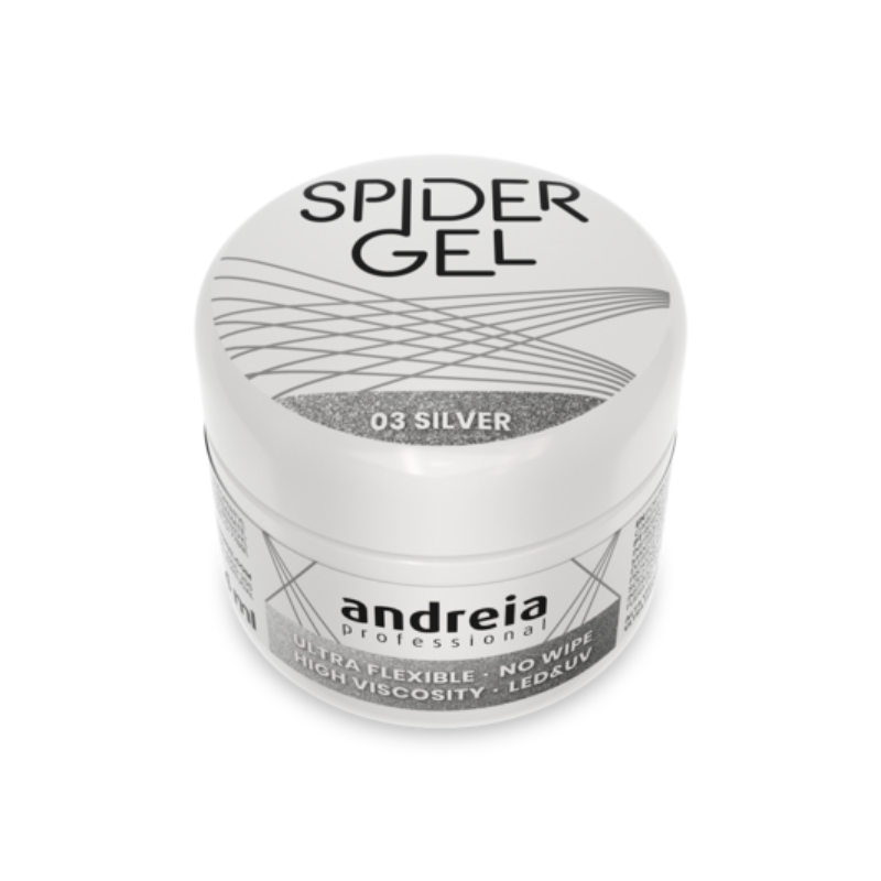 Andreia Spider Gel 03 Prata 4ml - Image 2