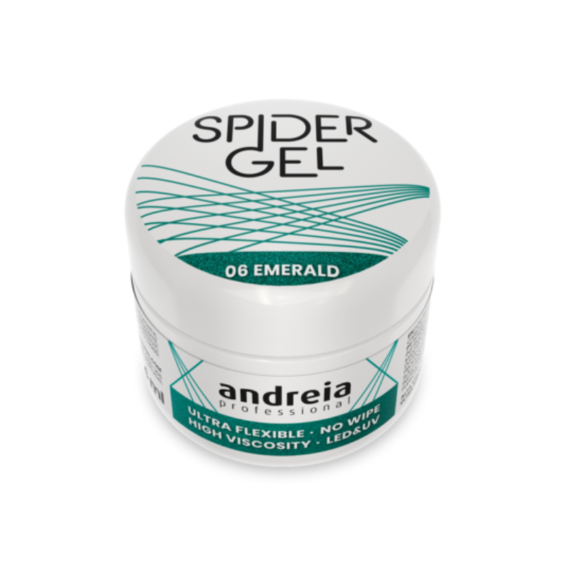 Andreia Spider Gel 06 Emerald 4ml - Image 2