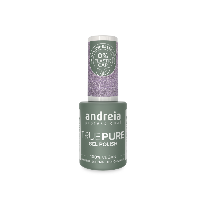 Andreia True Pure Verniz Gel 10,5ml T09 Glitter Lavanda