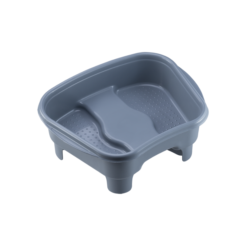 Bacia Pedicure com Pedestal Cinzento Dompel