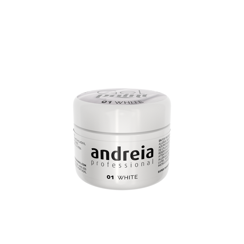 Andreia Gel Paint 01 Branco 4ml