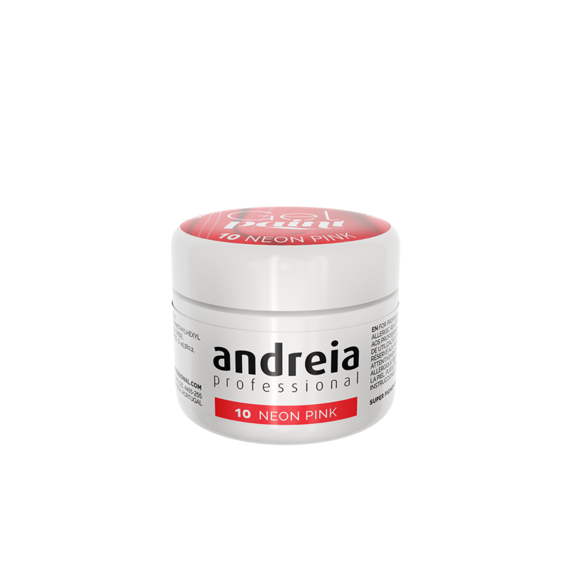 Andreia Gel Paint 10 Rosa Neon 4ml