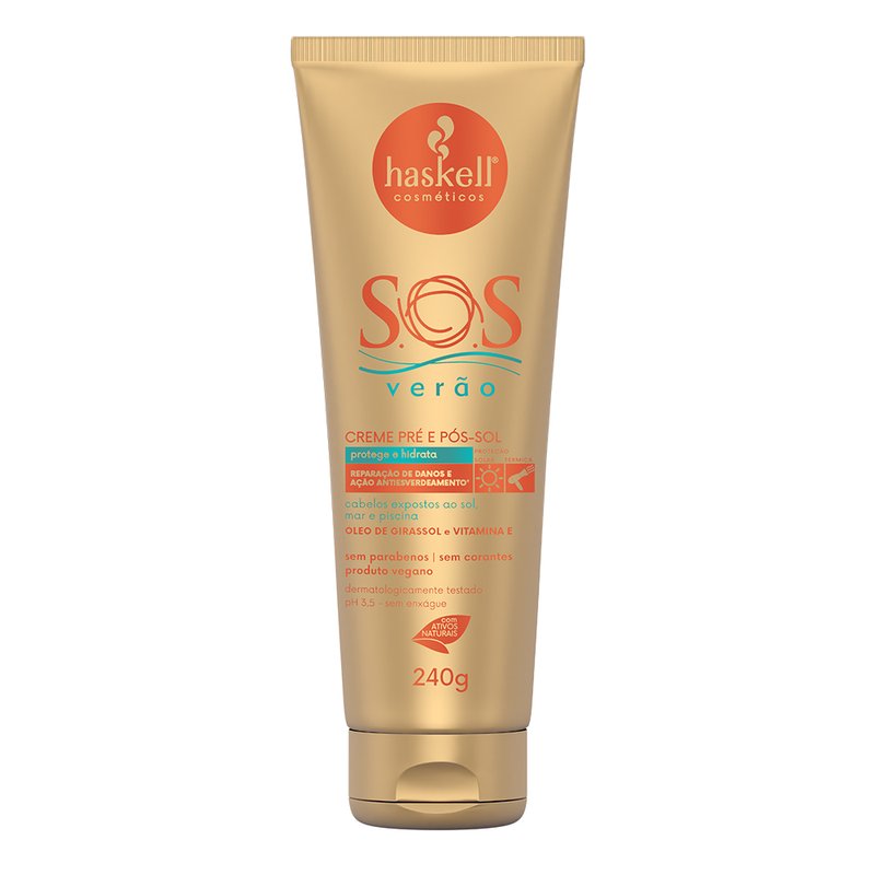 Haskell Creme Pré e Pós Sol SOS Verão 240g