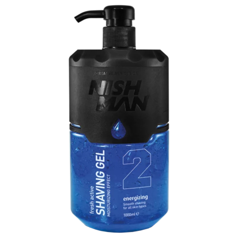 Nishman Shaving Gel Energizing Azul 02 1000ml