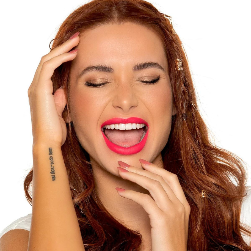 Andreia Kissproof by Bru - Batom Líquido Cobertura Total 14 Lovely 9ml - Image 3