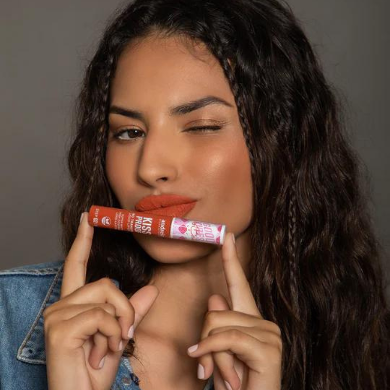 Andreia Kissproof by Bru - Batom Líquido Cobertura Total 16 Spiritual 9ml - Image 4