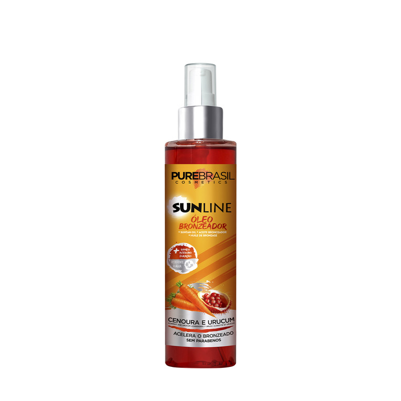 Óleo Bronzeador de Cenoura com sementes de Urucum 200ml