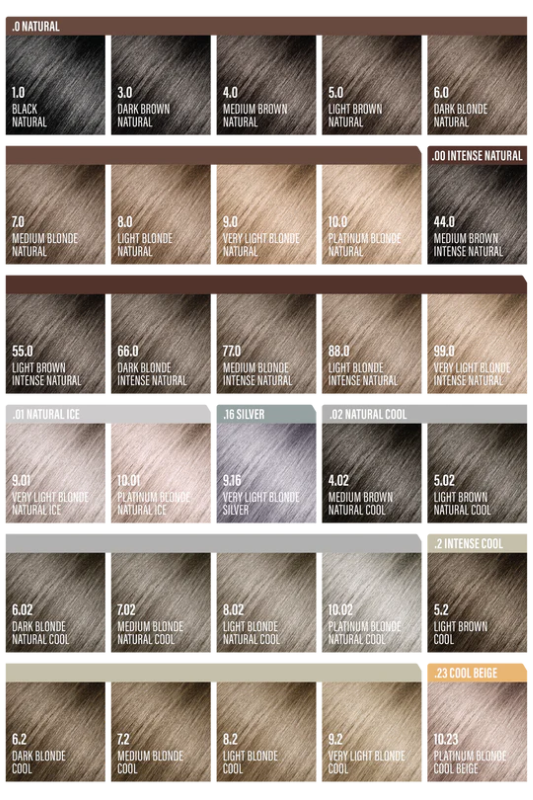 Andreia Coloração Permanente 10.02 Louro Platinado Natural Frio 100ml - Image 2