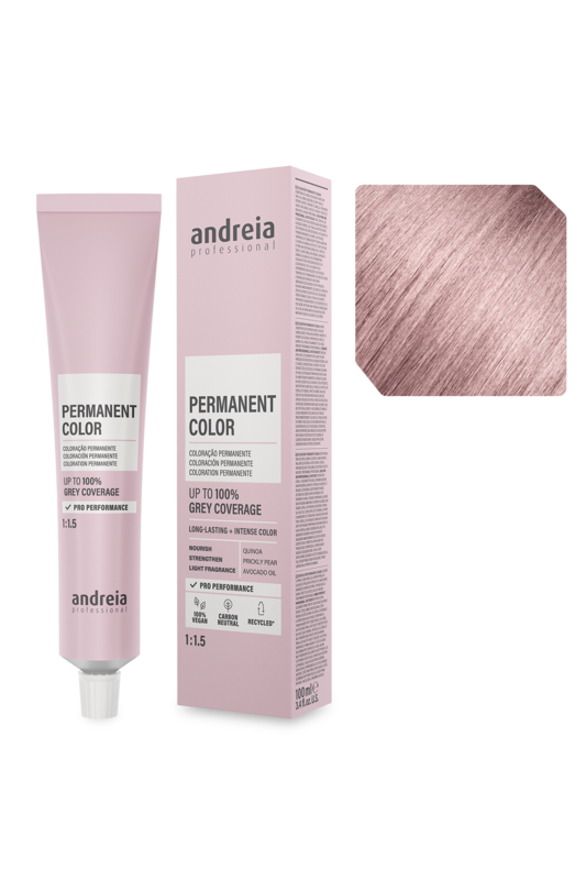 Andreia Coloração Permanente 9.06 Louro Muito Claro Natural Irisado 100ml