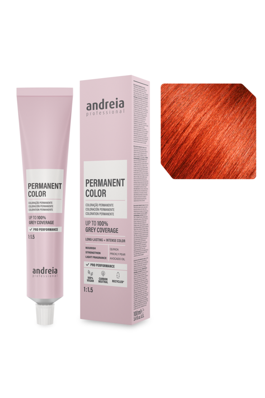 Andreia Coloração Permanente 0.44 Laranja 100ml