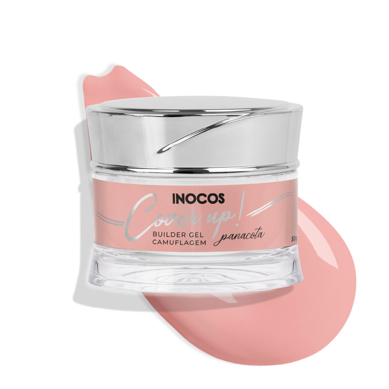 Gel Construção Inocos Cover Up Panacota Média Viscosidade 50G