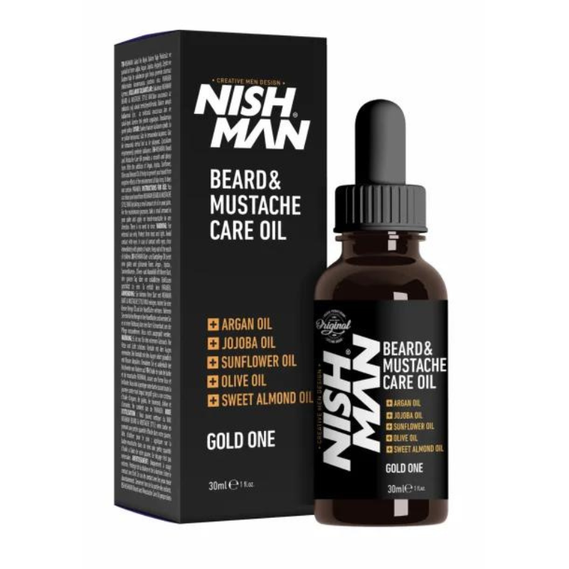 Nishman Cabelo & Barba Óleo - Gold One 30ml