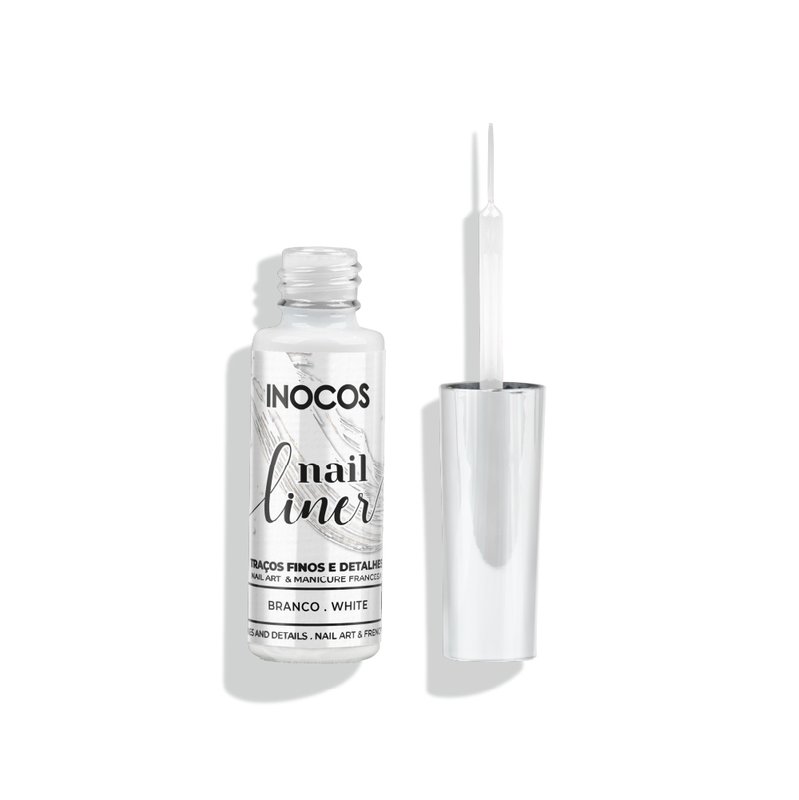 Nail Liner Inocos Branco 8ml