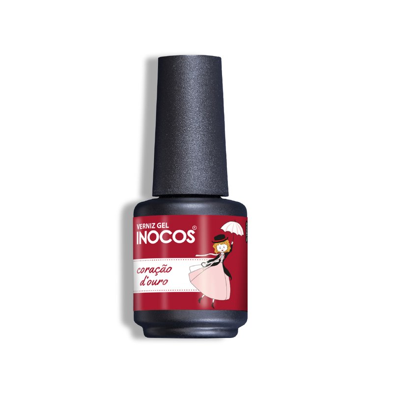 VERNIZ GEL INOCOS CORAÇÃO DE OURO 15ML
