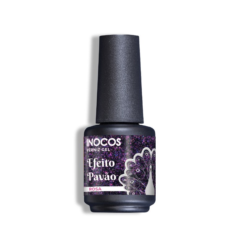 VERNIZ INOCOS PAVAO ROSA 15ML