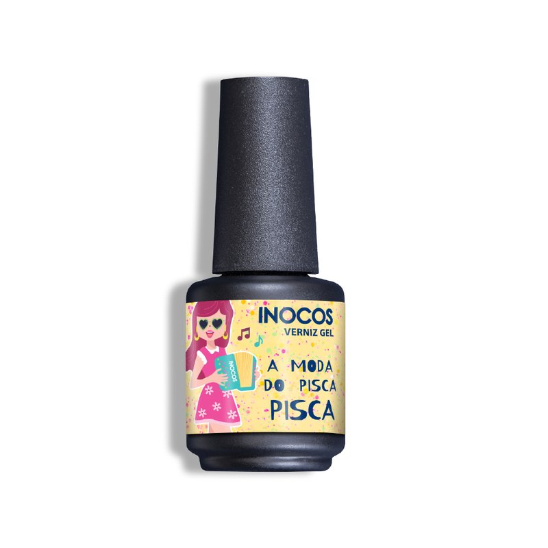 VERNIZ GEL INOCOS A MODA DO PISCA PISCA 15ML