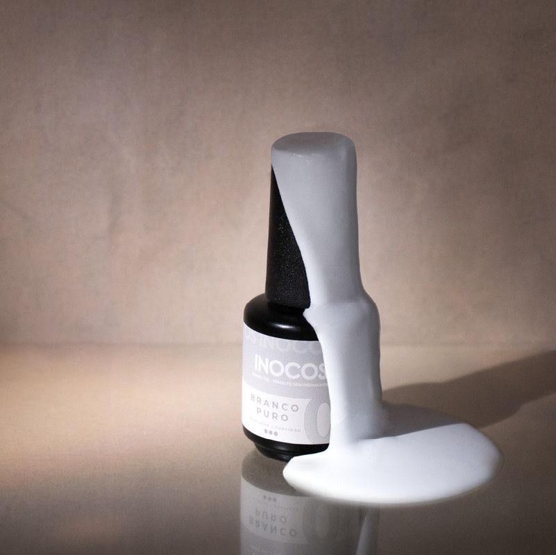 Verniz Gel Inocos YM1 Branco Puro 0%, 15ml - Image 4