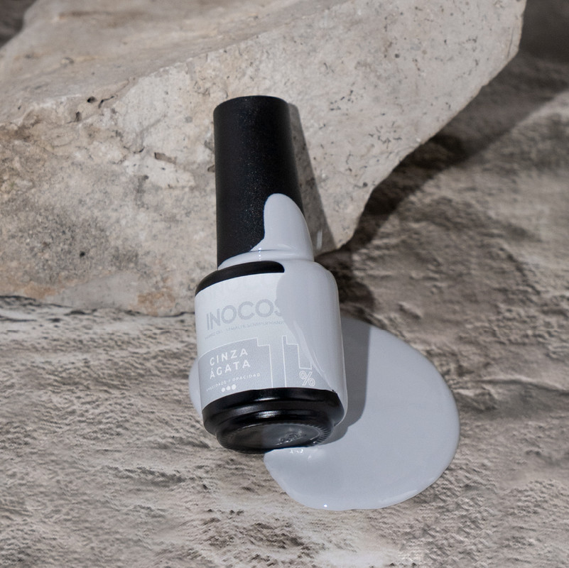 Verniz Gel Inocos YM3 Cinza Agata 11%, 15ml - Image 4