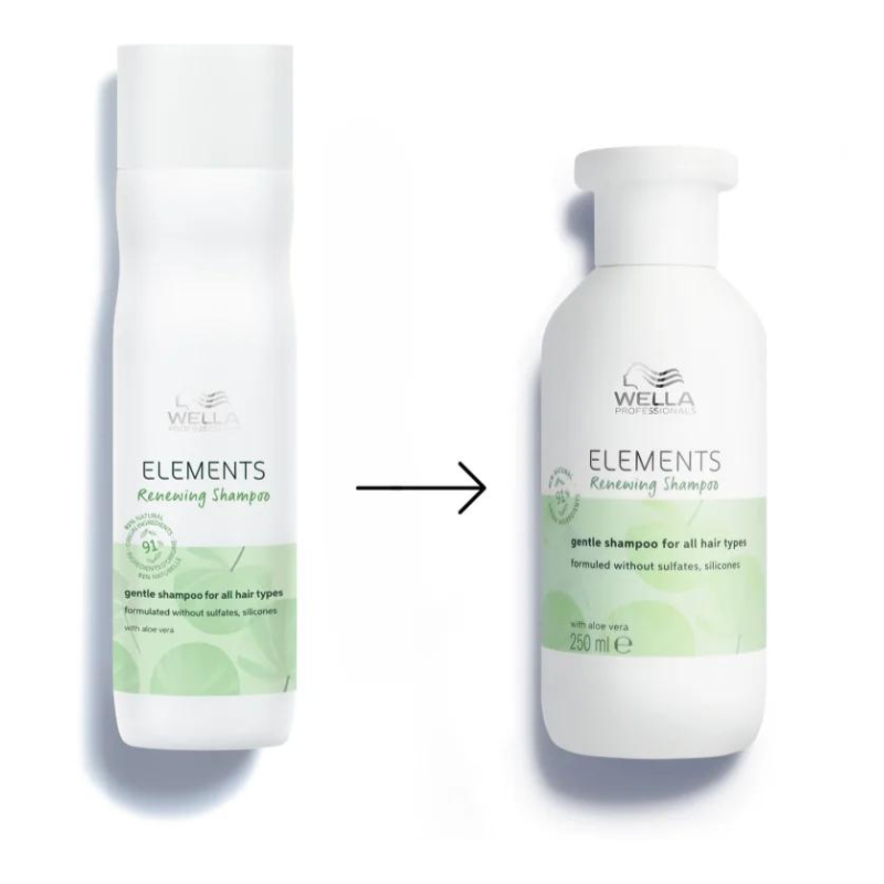 Wella Elements Shampoo Delicado Sem Sulfatos E Silicones 250ml - Image 3