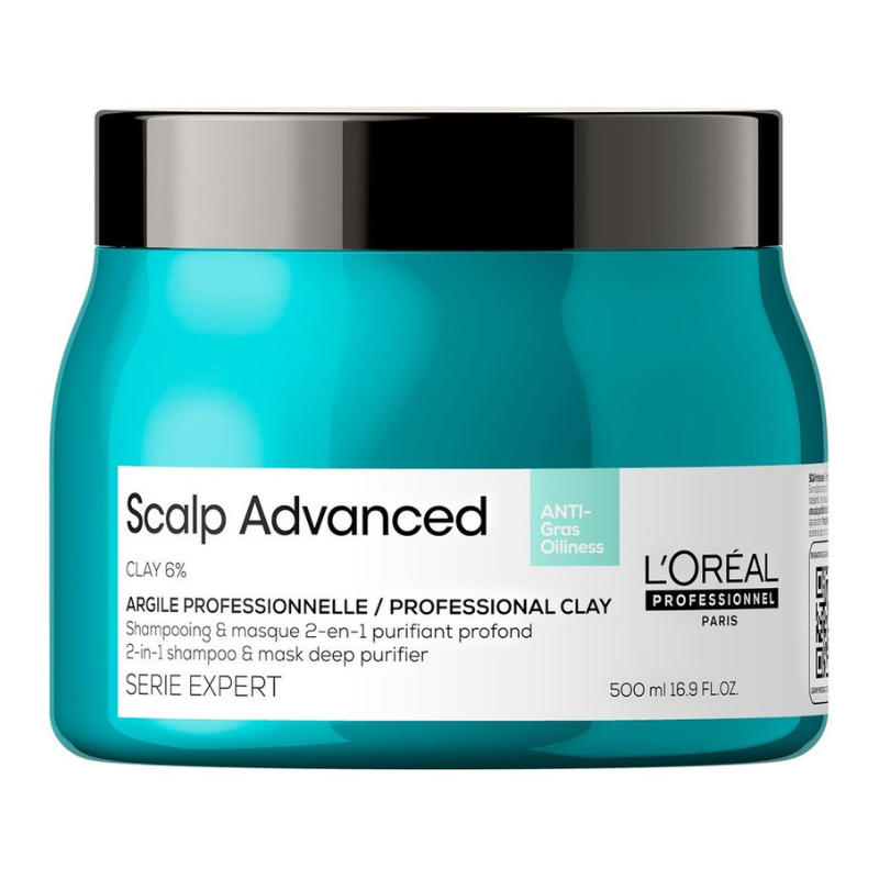 L'Oréal Scalp Advanced Shampoo e Máscara Argila Purificante 2 em 1 500ml