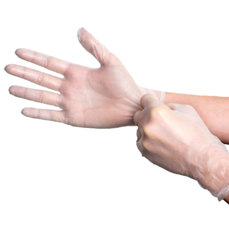 Luvas em Vinil - Sem Pó Tamanho S (Cx 100unds)