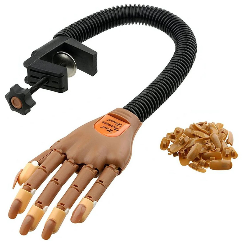 Mão de Treino Manicure Com Suporte de Mesa - Image 3