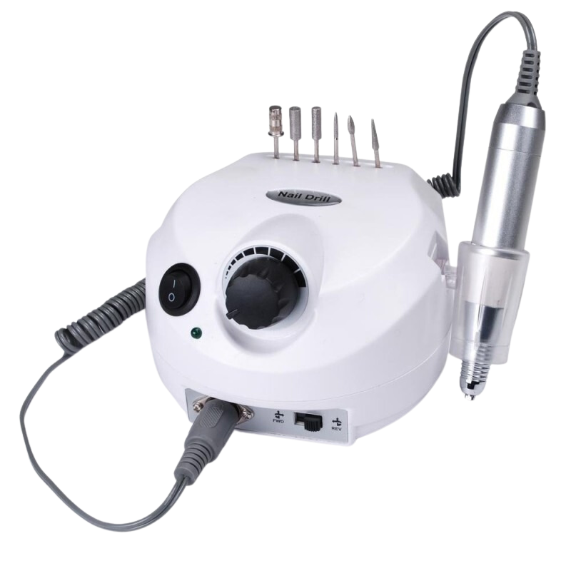 Set de Manicure Unhas Branco 30.000 RPM