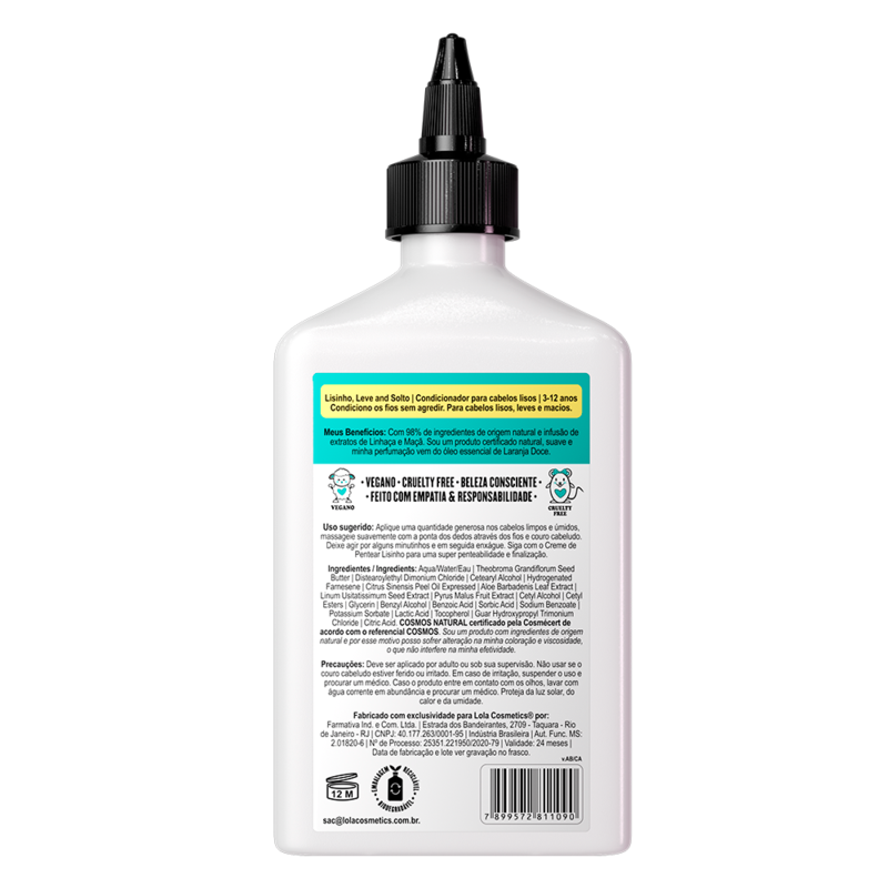 Lola Lisinho Leve e Solto Kids Condicionador 250ml - Image 2