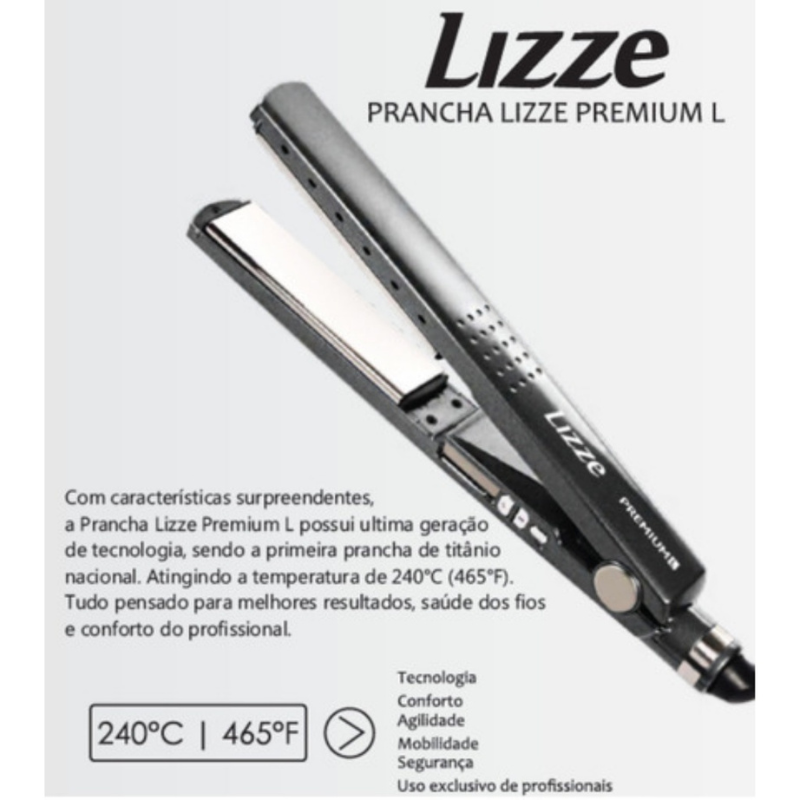 Lizze Prancha Alisamento Premium L 240ºC - Image 3