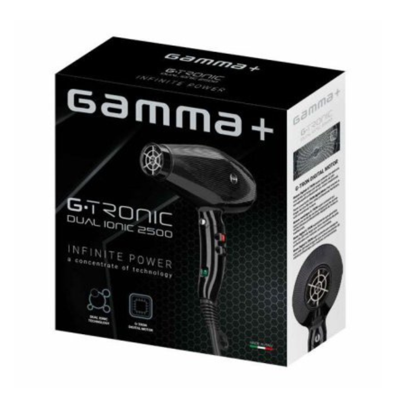 Secador GammaPiu G-Tronic Dual Ionic 2500W Preto - Image 3