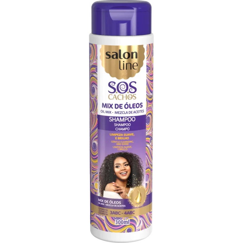 Salon Line SOS Cachos Mix Óleos Shampoo 300ml