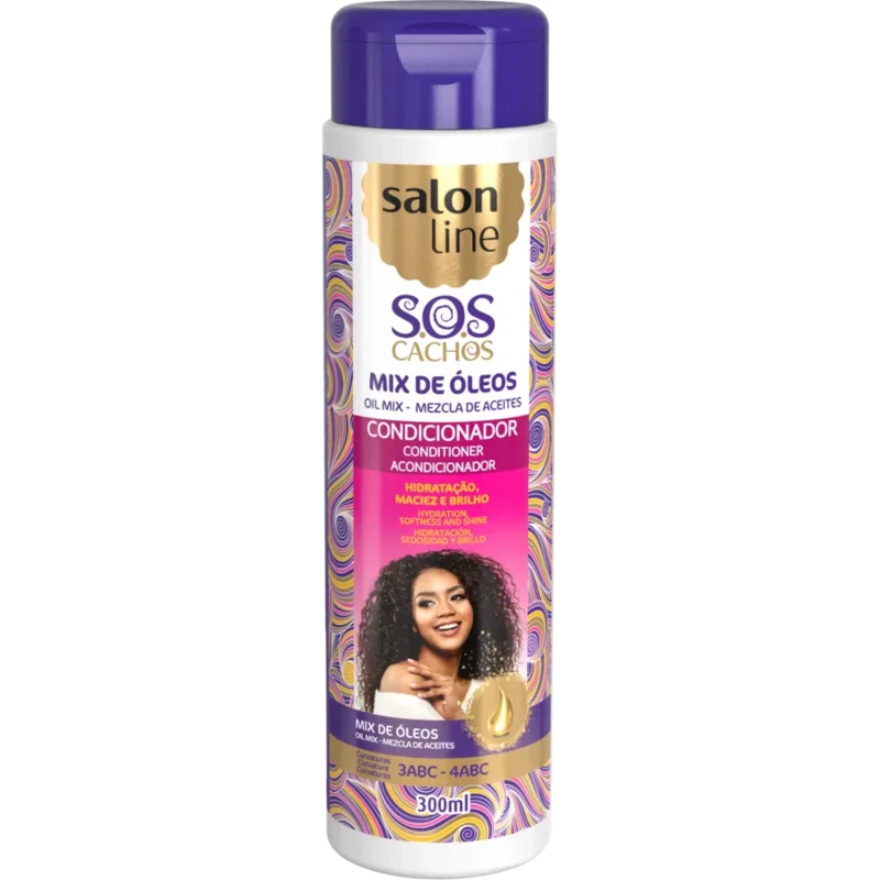 Salon Line Condicionador Sos Mix Óleos Nutritivos 300ml
