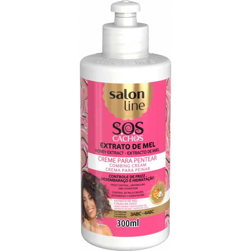 Salon Line SOS Cachos Mel Creme para Pentear 300ml