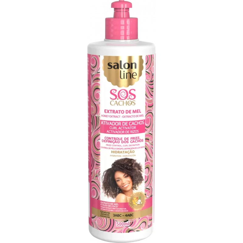 Salon Line SOS Cachos Mel Ativador de Cachos 500ml