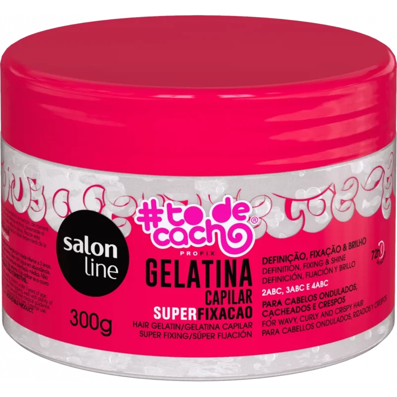 Salon line Todecacho Super Fixação Gelatina 300g