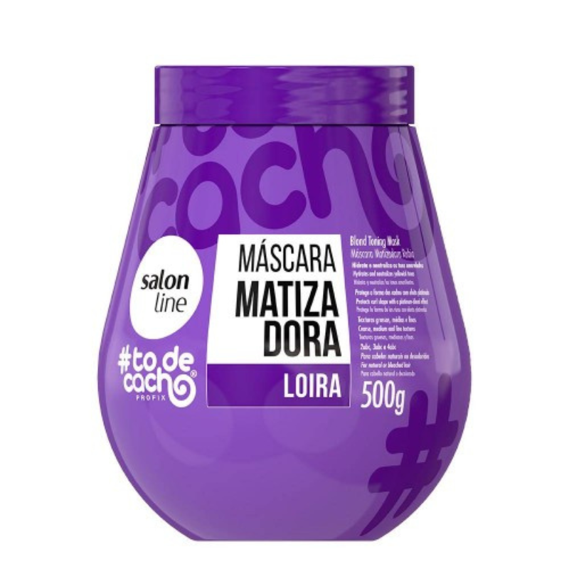 Salon Line TODECACHO Máscara Matizadora Loira 500g