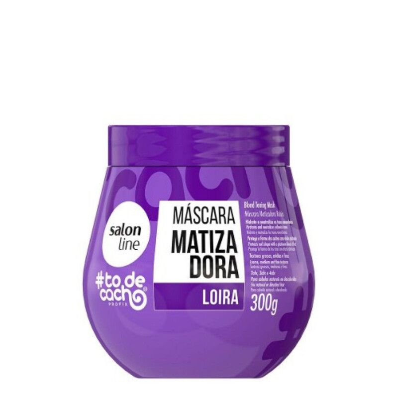 Salon Line TODECACHO Máscara Matizadora Loira 300g