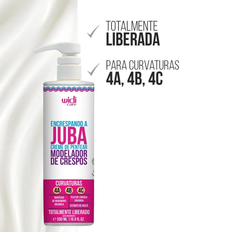 Widi Care Encrespando a Juba Creme de Pentear 500ml - Image 5