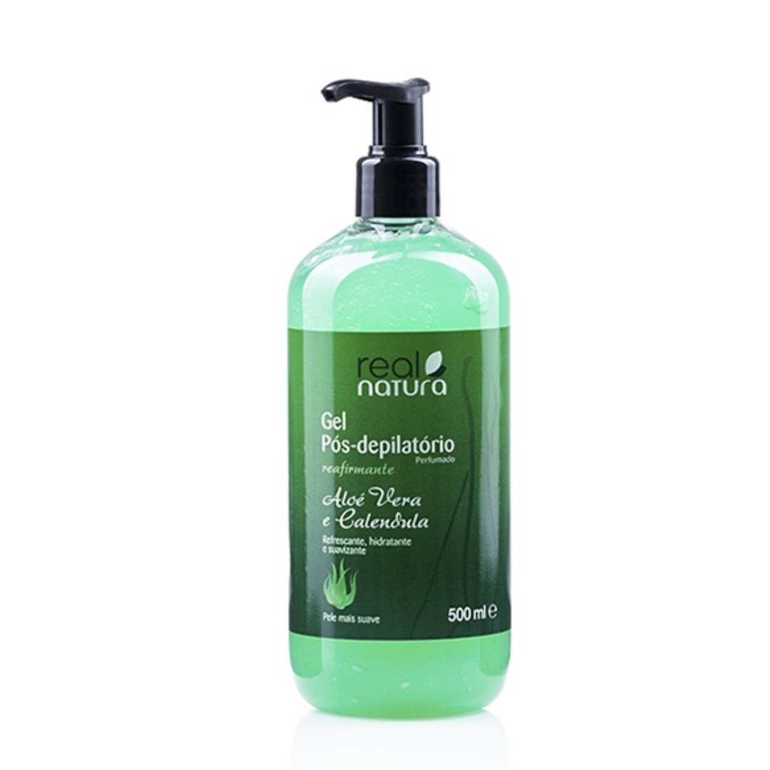 Real Natura Gel Pós Depilatório Aloe Vera & Calêndula 500ml