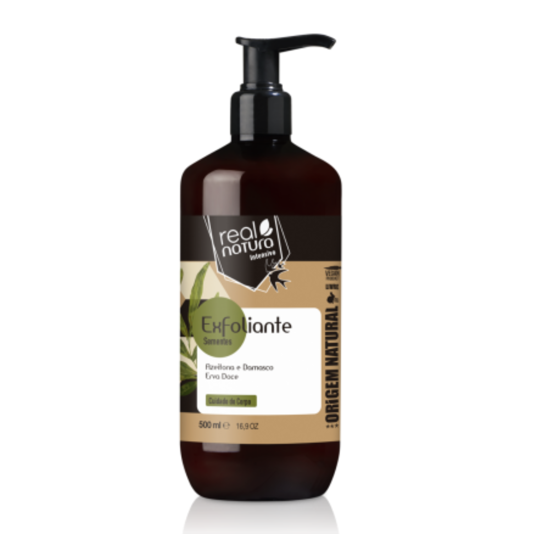 Esfoliante Corporal Azeitona e Damasco Com Erva Verde 500ml