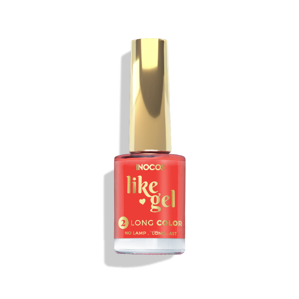 Inocos Like Gel Verniz de unhas efeito gel 148 Coral hip hop 11ml