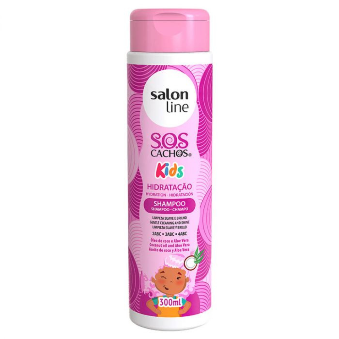 Salon Line Kids Hidratação Sos Cachos Shampoo 300ml