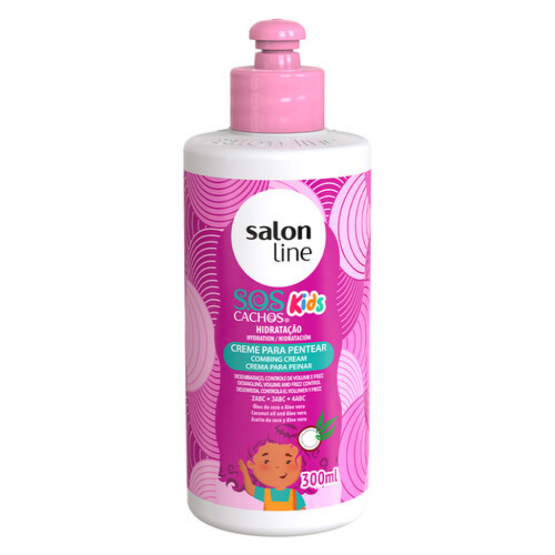 Salon Line Kids Hidratação Sos Cachos Creme De Pentear 300ml
