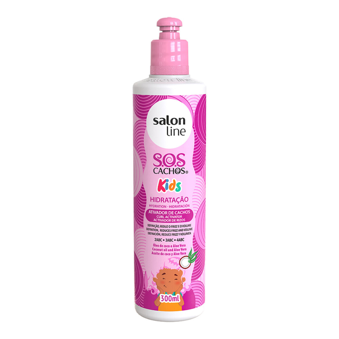 Salon Line Sos Cachos Kids Hidratação Ativador De Cachos 300ml