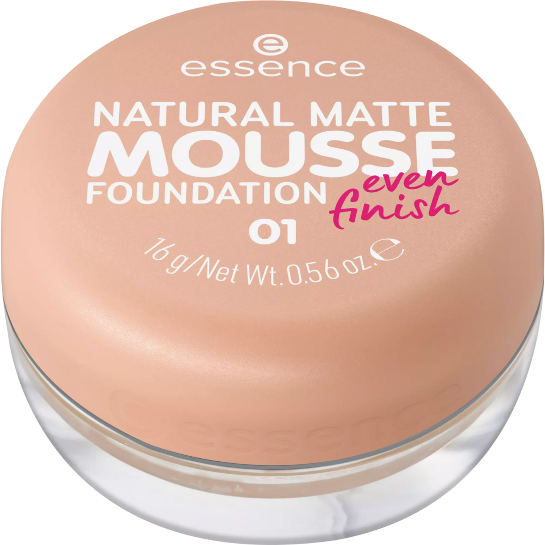 Base Em Mousse Natural Matte 01 Essence