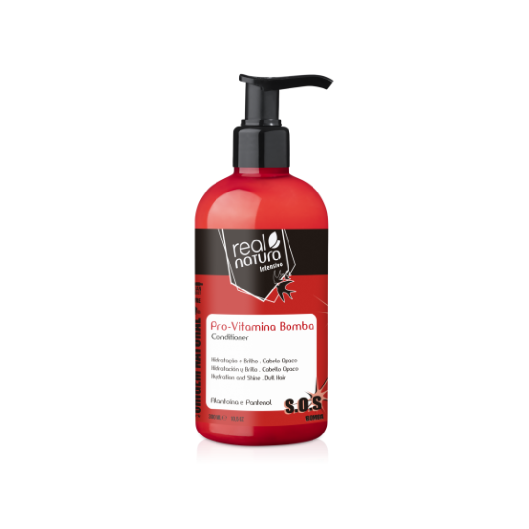 Condicionador Sem Sal Pro-Vitamina Bomba 300ml Real Natura