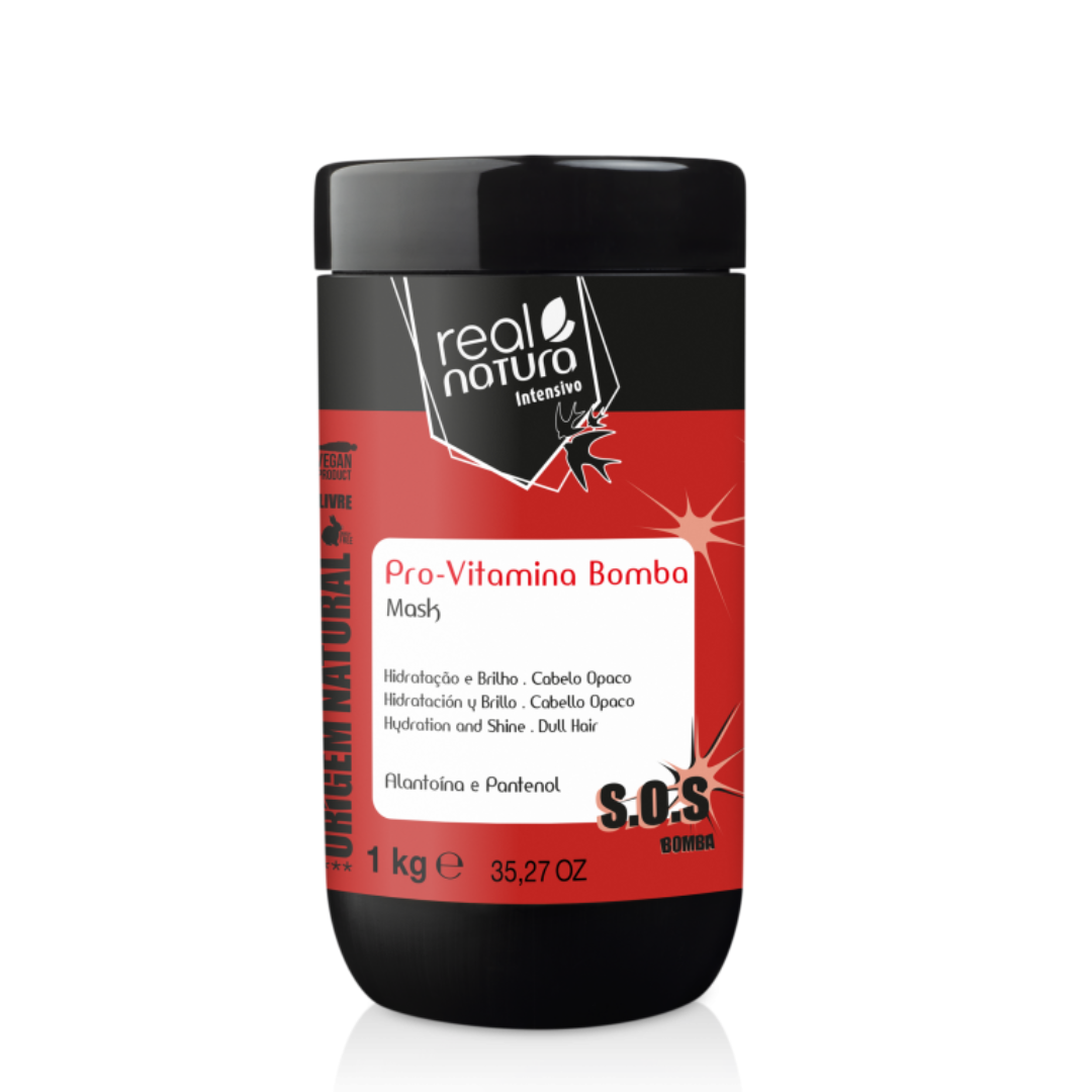Mascara Sem Sal Pro-Vitamina Bomba1 Kg Real Natura