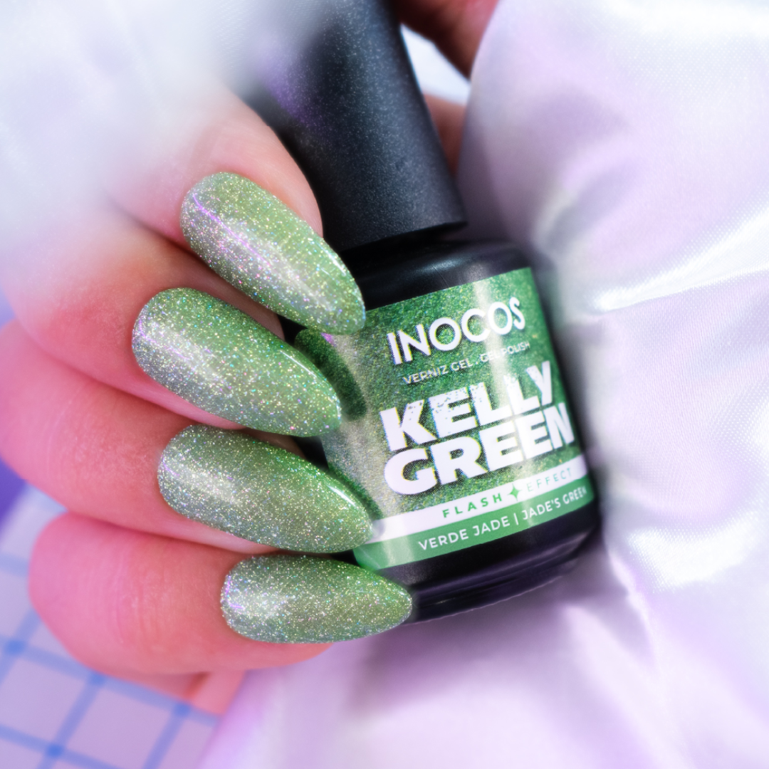 Verniz Gel Inocos FB3 Kelly Green, 15ml - Image 2
